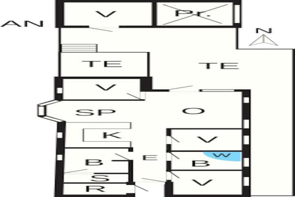 Foto van 6 persoons vakantie huis in Løkken-By Traum - Vakantiehuis in Løkken - FloorPlan