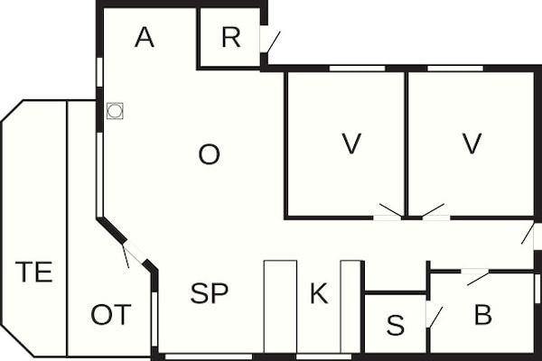 Foto van 6 persoons vakantie huis in Großenbrode - Vakantiehuis in Großenbrode - FloorPlan