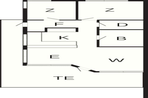Foto van Lakeview Retreat in Dagelokke - Vakantiehuis in Tranekær - FloorPlan