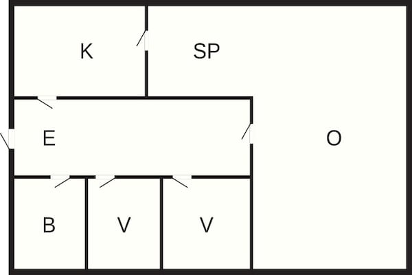 Foto van 6 persoons vakantie huis in Spøttrup-By Traum - Vakantiehuis in Spøttrup - FloorPlan