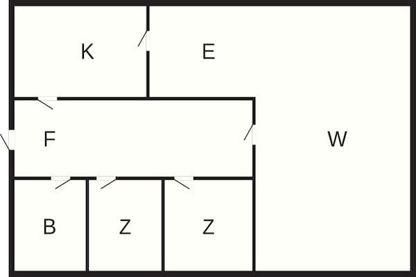 Foto van 6 persoons vakantie huis in Spøttrup-By Traum - Vakantiehuis in Spøttrup - FloorPlan