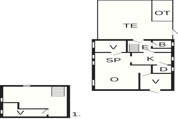 Foto van 6 persoons vakantie huis in Lemvig - Vakantiehuis in Lemvig - FloorPlan