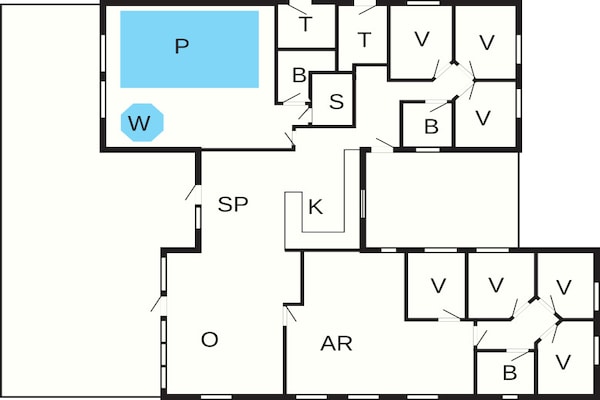 Foto van Luxe Zwembad Retreat -- By Traum Ferienwohnungen - Vakantiehuis in Vejby - FloorPlan