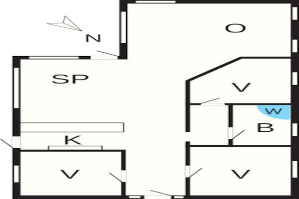 Foto van Modern toevluchtsoord met spa -- By Traum Ferienwohnungen - FloorPlan