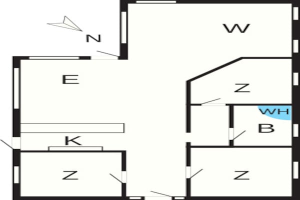 Foto van Modern toevluchtsoord met spa -- By Traum Ferienwohnungen - FloorPlan