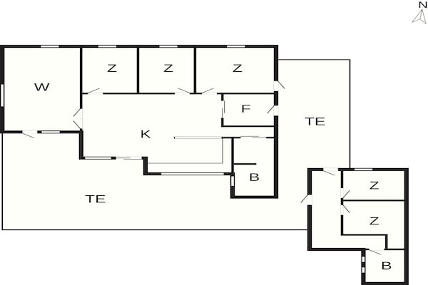 Foto van 10 persoons vakantie huis in Glesborg-By Traum - Vakantiehuis in Glesborg - FloorPlan