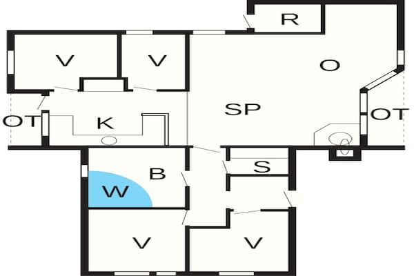 Foto van Luxe vakantieverblijf in Blavand - Vakantiehuis in Blåvand - FloorPlan