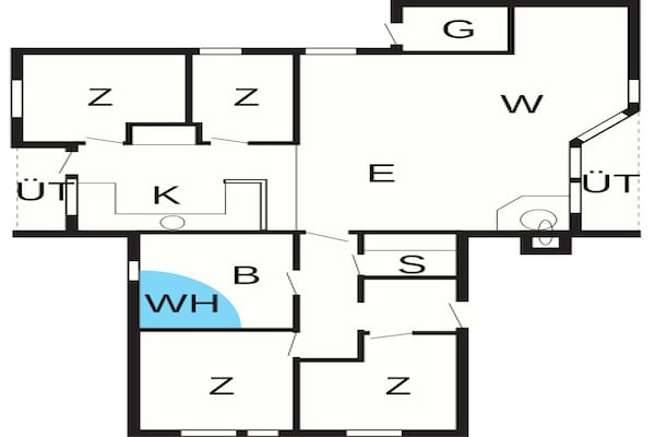 Foto van Luxe vakantieverblijf in Blavand - Vakantiehuis in Blåvand - FloorPlan