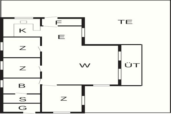 Foto van Modern huis bij duinen -- By Traum Ferienwohnungen - FloorPlan