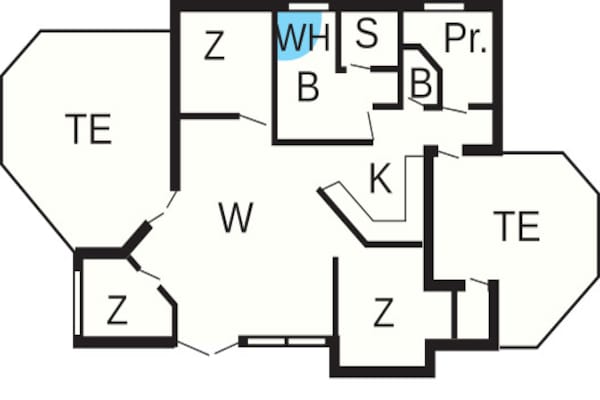 Foto van Luxe spa-retraite in Bork - Vakantiehuis in Hemmet - FloorPlan