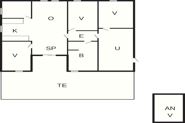 Foto van 6 persoons vakantie huis in Tarm-By Traum - Vakantiehuis in Tarm - FloorPlan