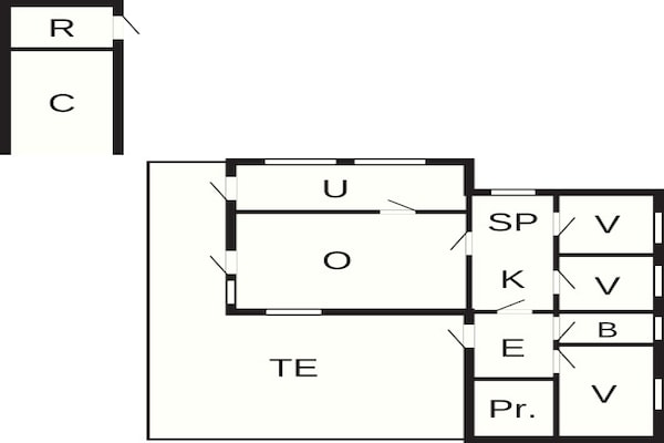 Foto van 6 persoons vakantie huis in Løkken-By Traum - Vakantiehuis in Løkken - FloorPlan
