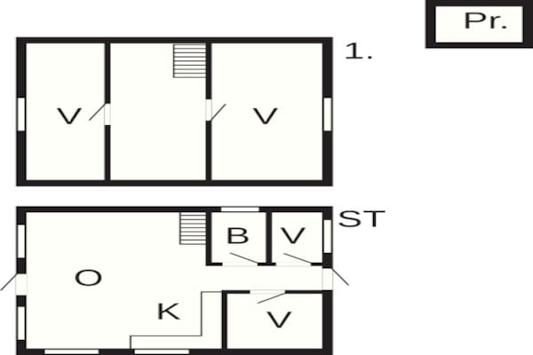 Foto van Ruim toevluchtsoord in Stauning - Vakantiehuis in Skjern - FloorPlan