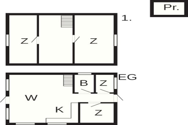 Foto van Ruim toevluchtsoord in Stauning - Vakantiehuis in Skjern - FloorPlan