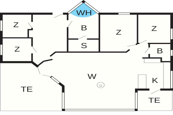 Foto van 10 persoons vakantie huis in Thisted-By Traum - Vakantiehuis in Thisted - FloorPlan