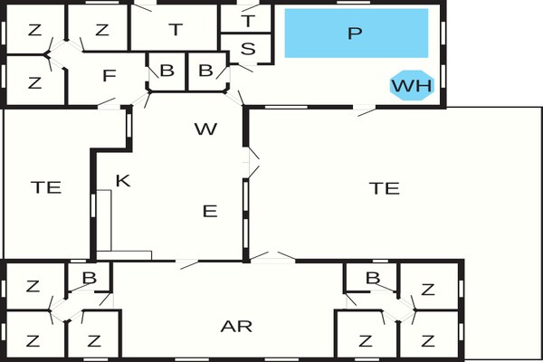 Foto van Luxe retraite bij Hostrup Strand -- By Traum Ferienwohnungen - FloorPlan