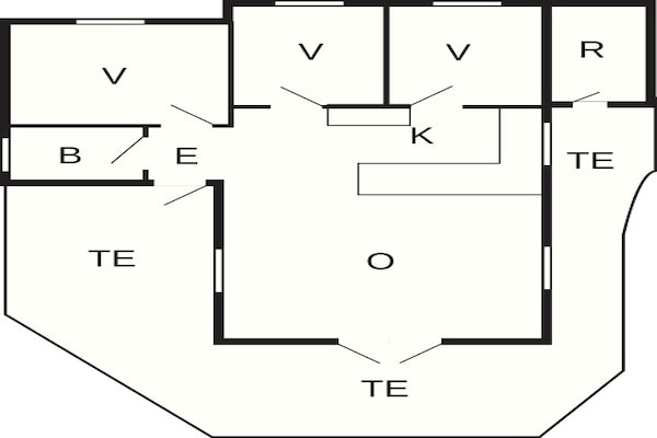 Foto van Gezellig strandhuis in Kjul - Vakantiehuis in Hirtshals - FloorPlan