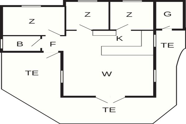 Foto van Gezellig strandhuis in Kjul - Vakantiehuis in Hirtshals - FloorPlan