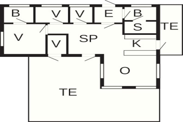 Foto van 6 persoons vakantie huis in Ålbæk-By Traum - Vakantiehuis in Ålbæk - FloorPlan