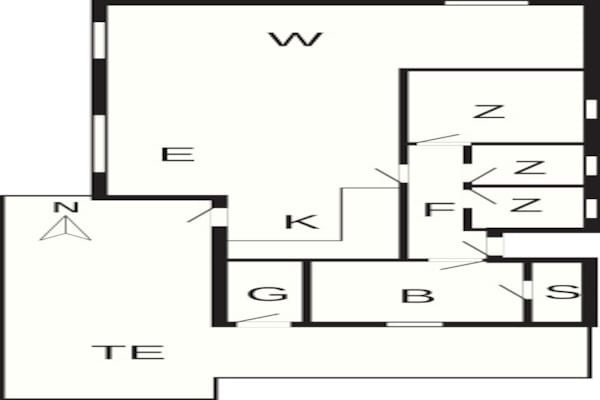 Foto van 6 persoons vakantie huis in Løkken-By Traum - Vakantiehuis in Løkken - FloorPlan