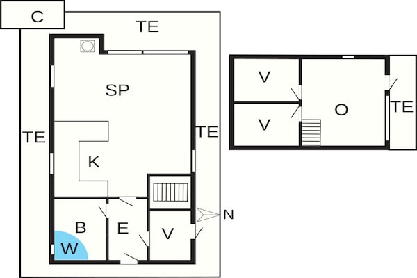 Foto van 6 persoons vakantie huis in Knebel-By Traum - Vakantiehuis in Knebel - FloorPlan