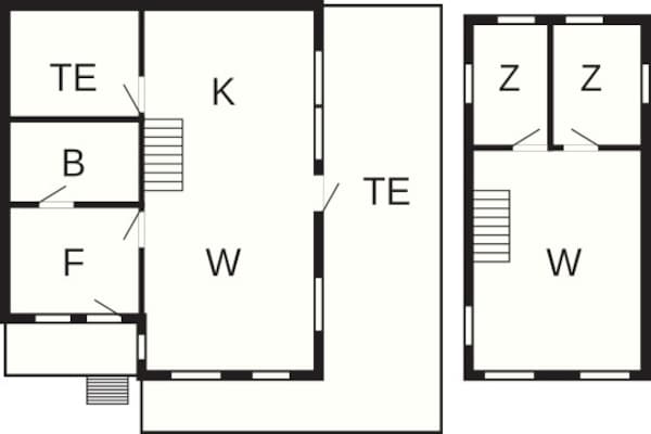 Foto van 6 persoons vakantie huis in Nord-Lenangen - Vakantiehuis in Nord-Lenangen - FloorPlan