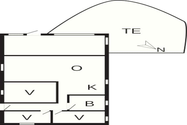 Foto van 6 persoons vakantie huis in Hurup Thy-By Traum - Vakantiehuis in Hurup Thy - FloorPlan