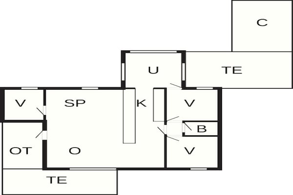 Foto van 7 persoons vakantie huis in Ulfborg-By Traum - Vakantiehuis in Ulfborg - FloorPlan