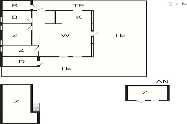 Foto van 6 persoons vakantie huis in Urangsvåg - Vakantiehuis in Urangsvåg - FloorPlan