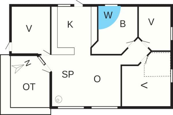 Foto van 6 persoons vakantie huis in Ulfborg-By Traum - Vakantiehuis in Ulfborg - FloorPlan