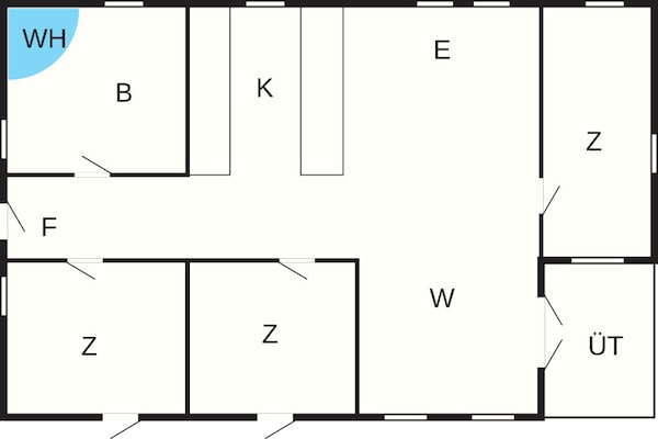 Foto van 6 persoons vakantie huis in Hals-By Traum - Vakantiehuis in Hals - FloorPlan