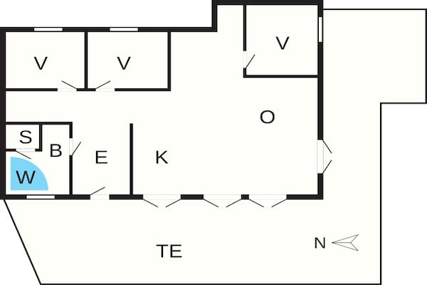 Foto van 6 persoons vakantie huis in Strandby-By Traum - Vakantiehuis in Strandby - FloorPlan