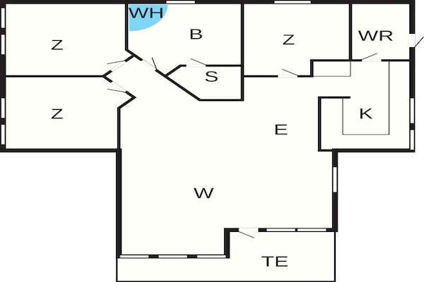 Foto van 6 persoons vakantie huis in Store Fuglede-By Traum - FloorPlan