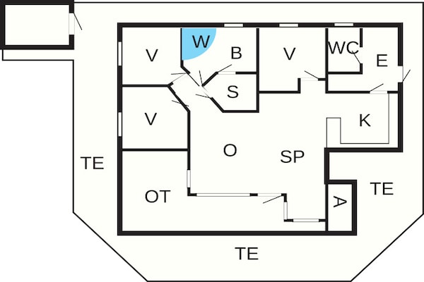 Foto van 7 persoons vakantie huis in Ansager-By Traum - Vakantiehuis in Ansager - FloorPlan
