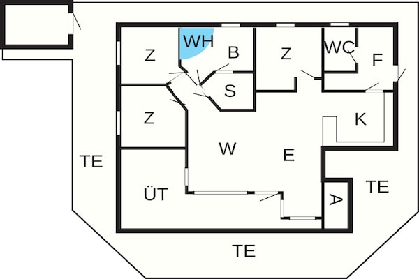 Foto van 7 persoons vakantie huis in Ansager-By Traum - Vakantiehuis in Ansager - FloorPlan