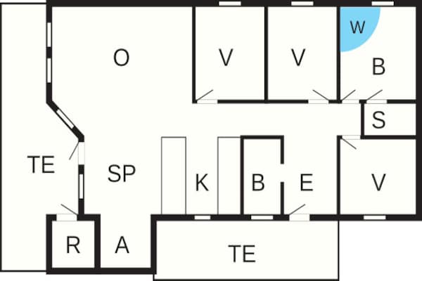 Foto van 6 persoons vakantie huis in Brovst-By Traum - Vakantiehuis in Brovst - FloorPlan
