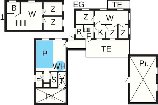 Foto van 14 persoons vakantie huis in Fur-By Traum - Vakantiehuis in Fur - FloorPlan