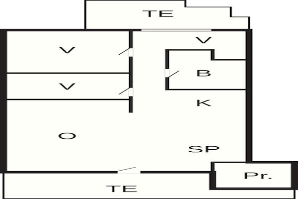 Foto van 6 persoons vakantie huis in Ebeltoft-By Traum - Vakantiehuis in Ebeltoft - FloorPlan