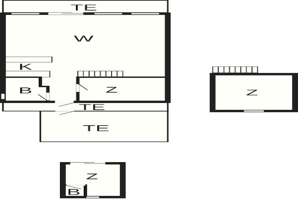 Foto van 6 persoons vakantie huis in Fanø-By Traum - Vakantiehuis in Fanø - FloorPlan