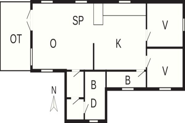 Foto van 6 persoons vakantie huis in Svingvoll - Vakantiehuis in Svingvoll - FloorPlan