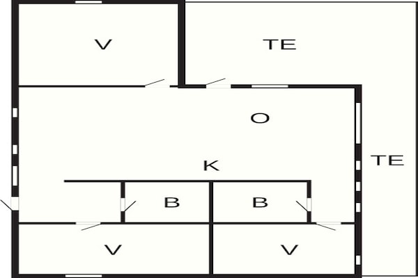 Foto van 6 persoons vakantie huis in Øster Assels-By Traum - FloorPlan