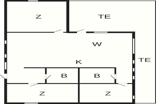 Foto van 6 persoons vakantie huis in Øster Assels-By Traum - FloorPlan