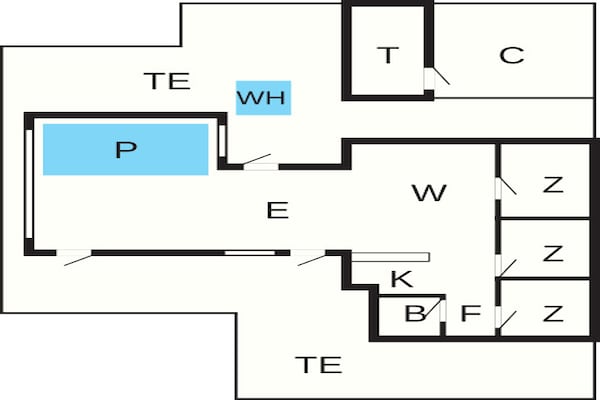 Foto van 6 persoons vakantie huis in Ebeltoft-By Traum - Vakantiehuis in Ebeltoft - FloorPlan