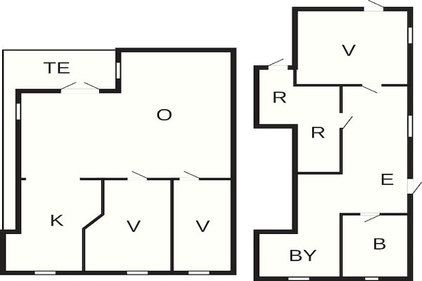Foto van 6 persoons vakantie huis in HENÅN - Vakantiehuis in HENÅN - FloorPlan