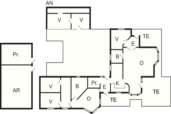 Foto van Ruim familieverblijf -- By Traum Ferienwohnungen - Vakantiehuis in Skals - FloorPlan