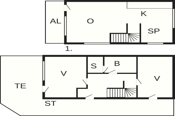 Foto van Vakantiehuis vlakbij het Oostzeestrand - Vakantiehuis in Wendtorf - FloorPlan
