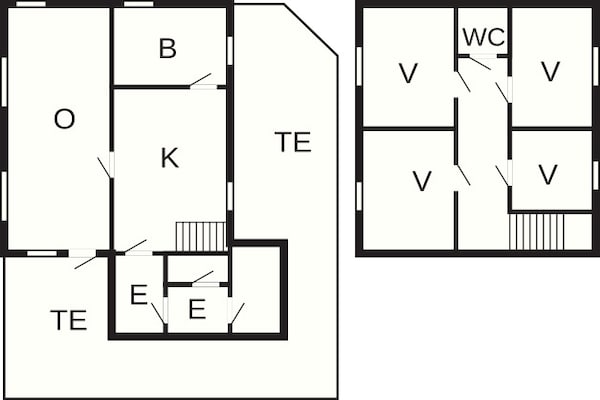 Foto van 8 persoons vakantie huis in Arnøyhamn - Vakantiehuis in Arnøyhamn - FloorPlan