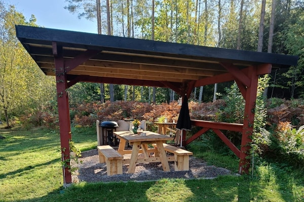 Foto van Vakantiehuis vlakbij 18-holes golfbaan in Vittsjö - Outdoor