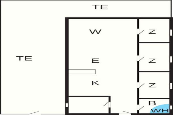 Foto van 6 persoons vakantie huis in Rødby-By Traum - Vakantiehuis in Rødby - FloorPlan