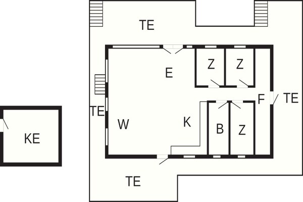 Foto van 6 persoons vakantie huis in Hejls - Vakantiehuis in Hejls - FloorPlan